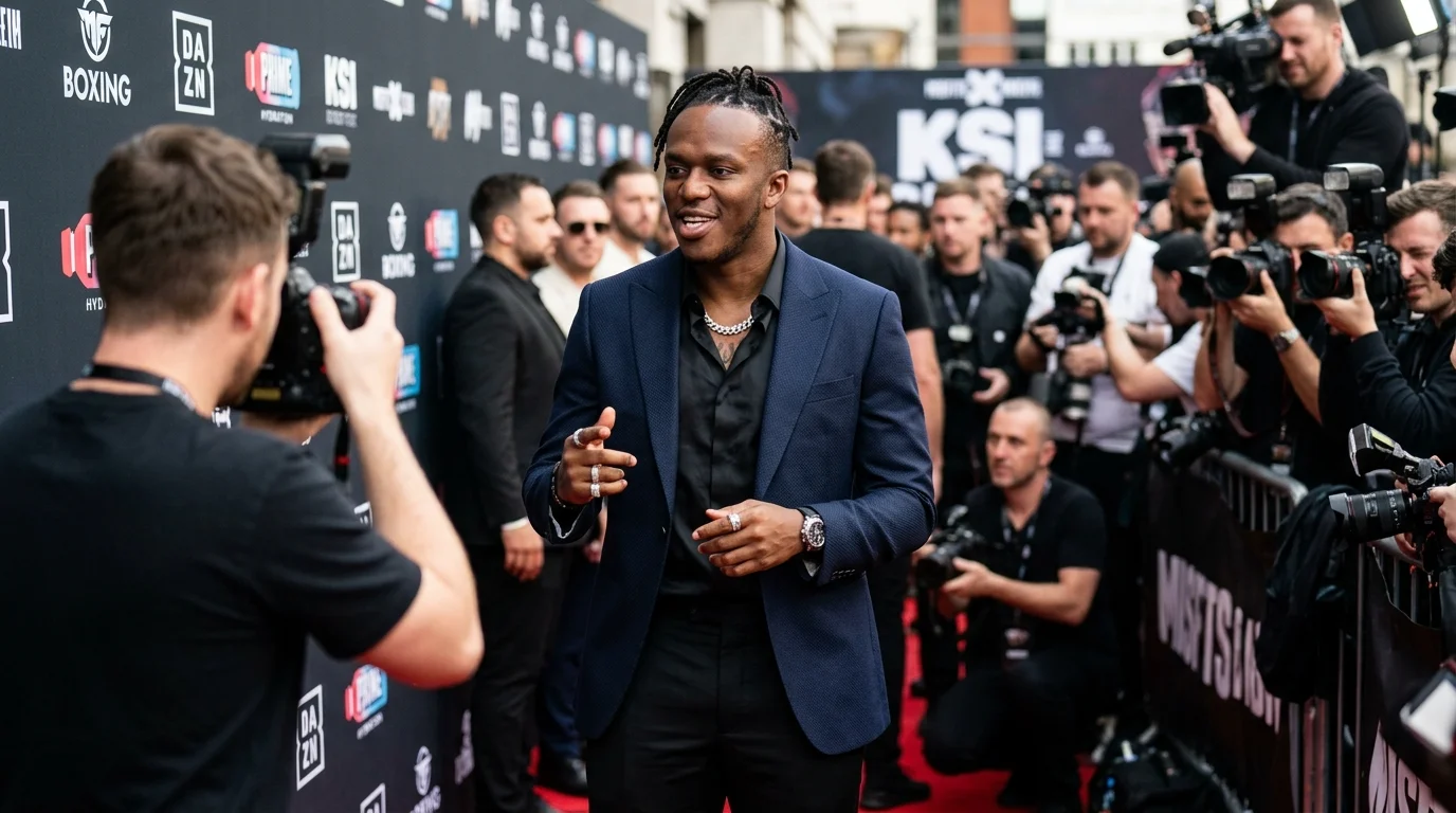 KSI net worth 2026 public appearance photo