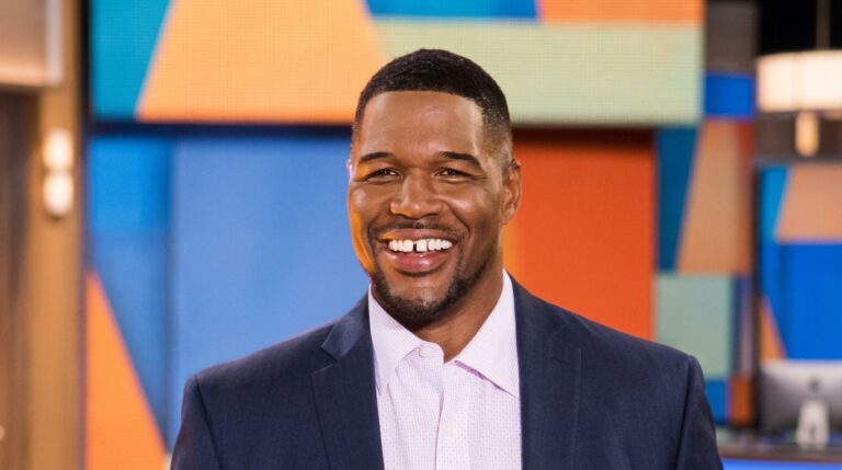 Michael Strahan net worth on set of Good Morning America