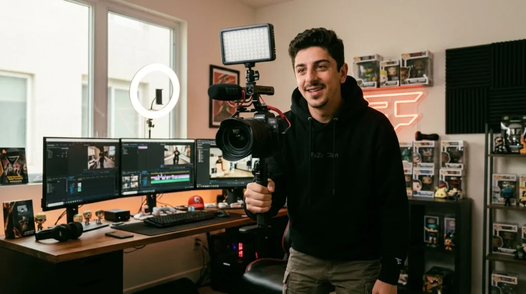 FaZe Rug net worth YouTube career filming setup