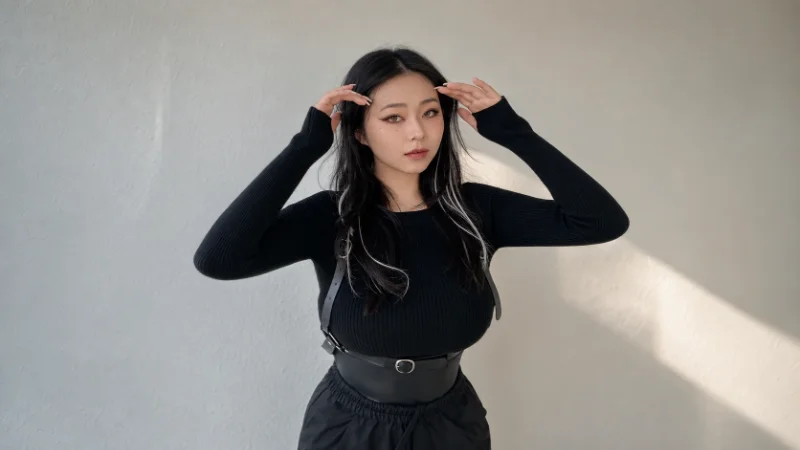 Alexa Jeong editing a short film on a timeline
