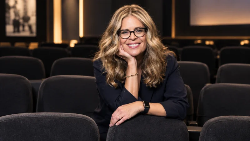 Jennifer Lee, writer and director of Disney's Frozen, outside Walt Disney Animation Studios