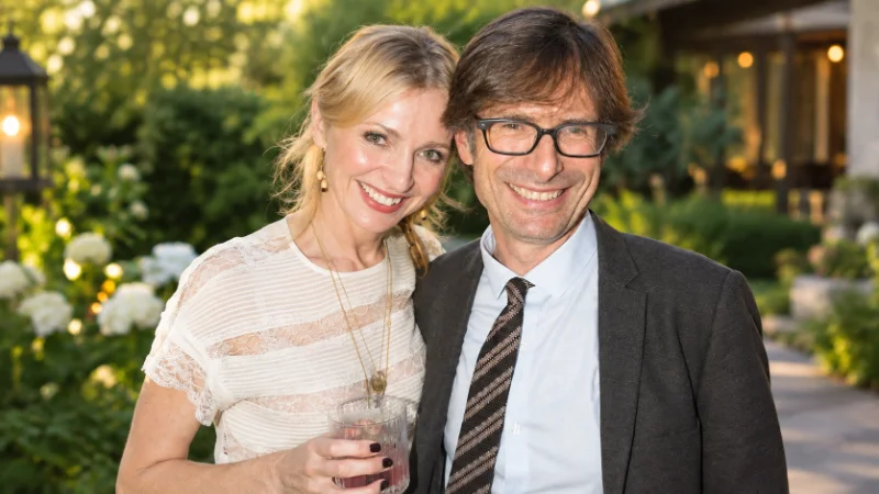 Robert Peston presenting his weekly politics program in an ITV studio