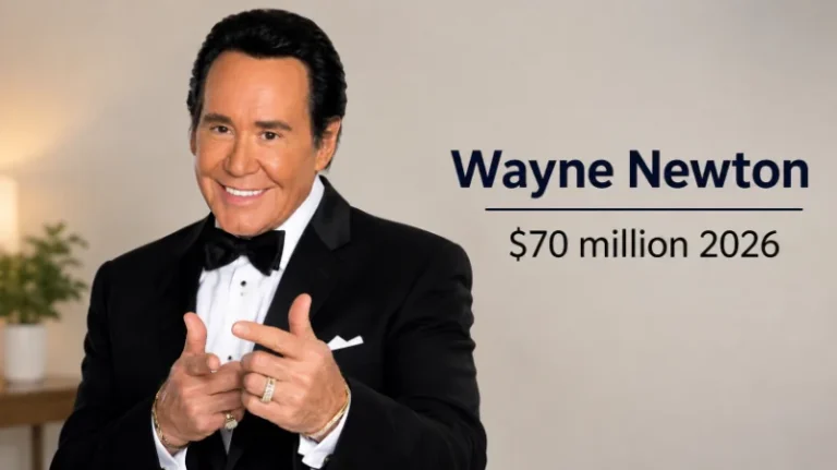 Wayne Newton performing on stage during his Las Vegas residency